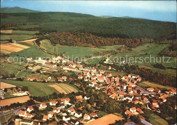 Rengshausen Hessen Fliegeraufnahme Kurhaus Sonneck