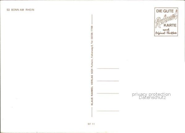 Bonn Rhein Rhein Bundeshaus Drachenfels – Bild 2