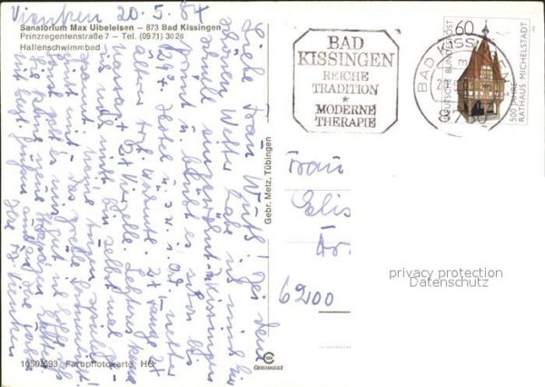 Bad Kissingen Sanatorium Max Uibeleisen – Bild 2