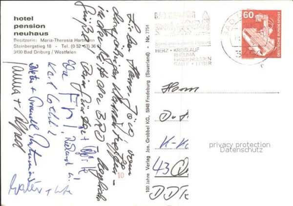 Bad Driburg Hotel Pension Neuhaus – Bild 2