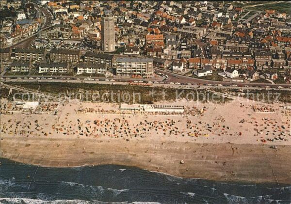 Zandvoort Holland Fliegeraufnahme Strand