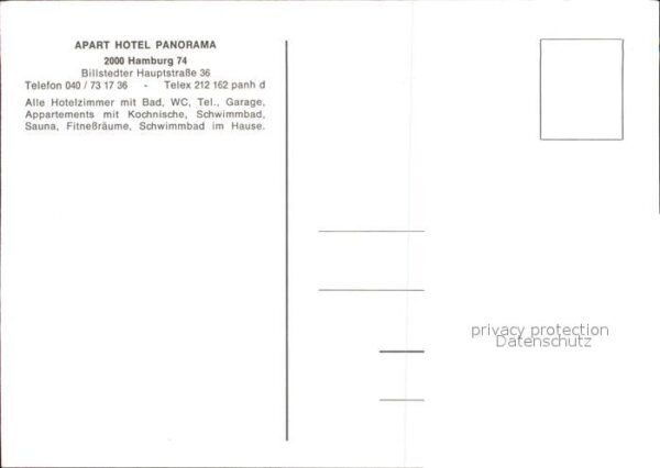 Hamburg Apart Hotel Panorama – Bild 2