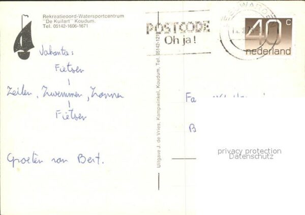 Koudum Fliegeraufnahme Camping – Bild 2