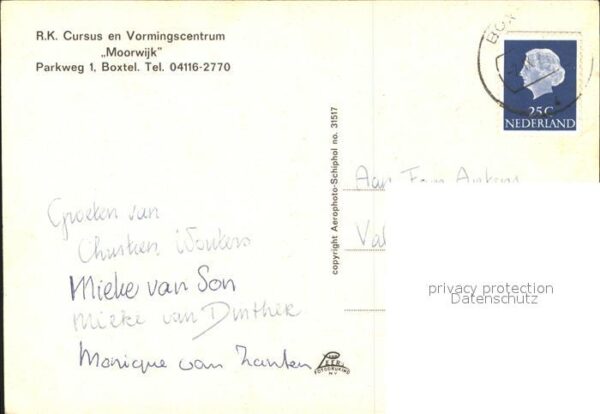 Boxtel Fliegeraufnahme Vormingscentrum Moorwij – Bild 2