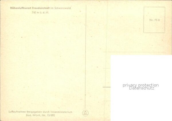 Freudenstadt Fliegeraufnahme – Bild 2
