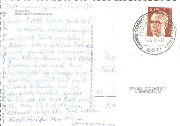 Bad Staffelstein Fliegeraufnahme Schloss Banz – Bild 2