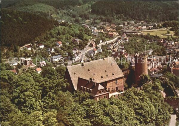 Biedenkopf Fliegeraufnahme Schloss