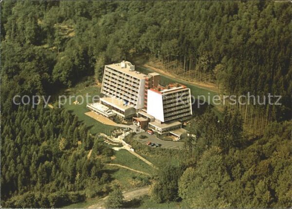 Bad Brueckenau Fliegeraufnahme REGENA Kursanatorium