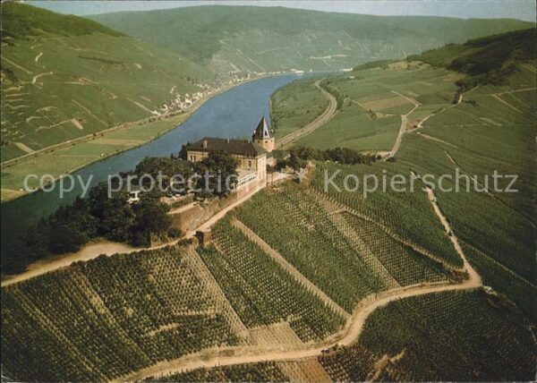 Zell Mosel Fliegeraufnahme Berghotel Marienburg