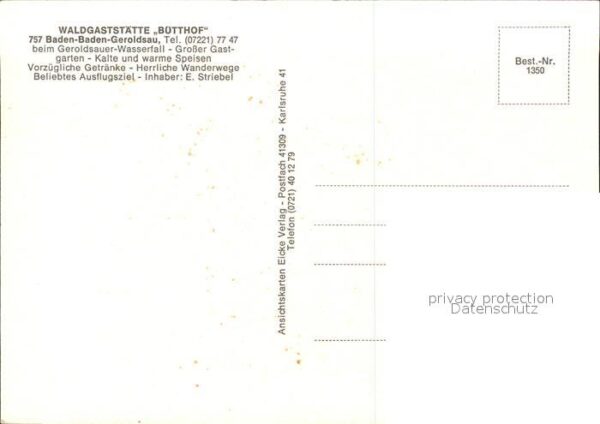 Geroldsau Waldgasstätte Bütthof – Bild 2