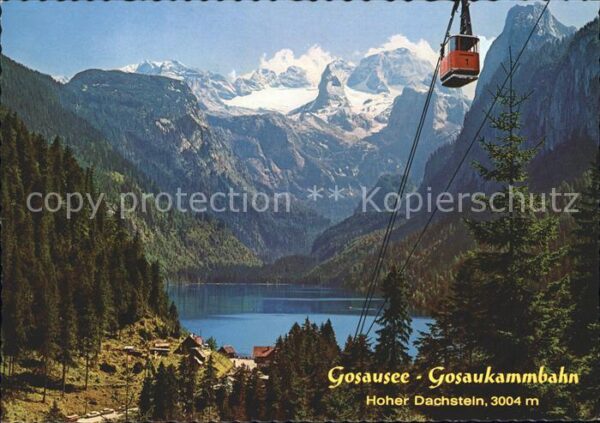 Gosau Oberoesterreich Gosausee Kammbahn Hoher Dachstein