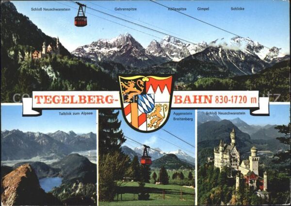 Schwangau Tegelbergbahn Schloss