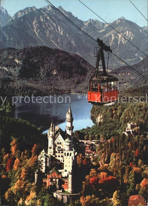 Schwangau Tegelberg-Seilbahn Schloss Neuschwanste