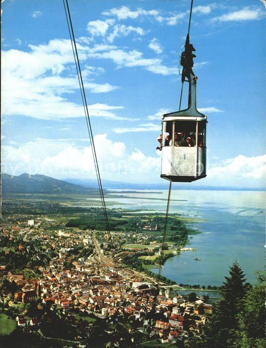 Bregenz Vorarlberg Pfänder-Seilbahn am Bodensee