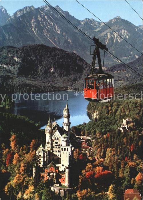Schwangau Tegelbergbahn Königsschlösser Neuschwan