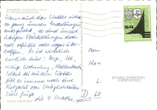 St Wolfgang Wolfgangsee Zahnradbahn zum Schafberg – Bild 2