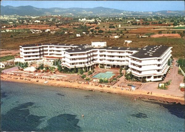 Ibiza Islas Baleares Fliegeraufnahme Hotel Playa Real