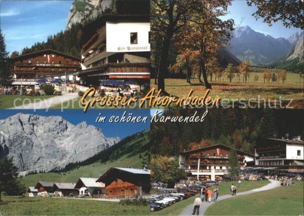 Hinterriss Tirol Grosser Ahornboden Restaurant im Karwen