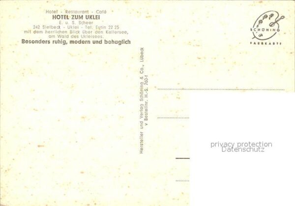 Sielbeck Holsteinische Schweiz Hotel Restaurant zum Uklei – Bild 2