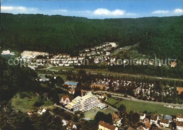 Bad Liebenzell Fliegeraufnahme Olgahain  Freibad Campi