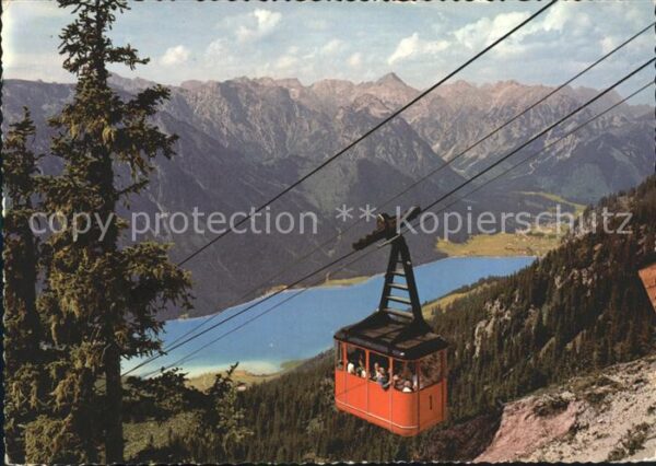Pertisau Achensee Rofanbahn mit Achensee