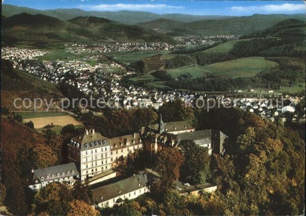 Laasphe Fliegeraufnahme Schloss Wittgenstein