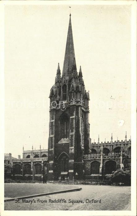 Oxford Oxfordshire ST. Marys from Radcliffe Square