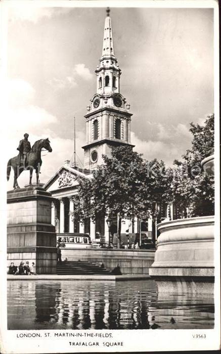 London St. Martin in the fields Trafalgar Squa