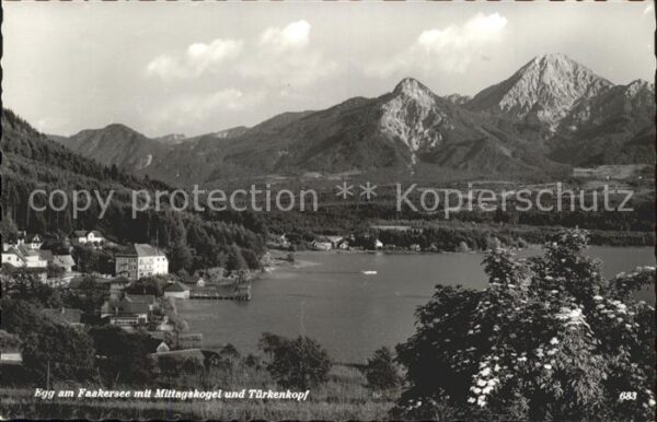 Faakersee Egg mit Mittagskogel und Türkenkopf