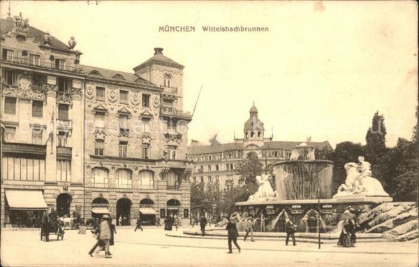 Muenchen Wittelsbachbrunnen