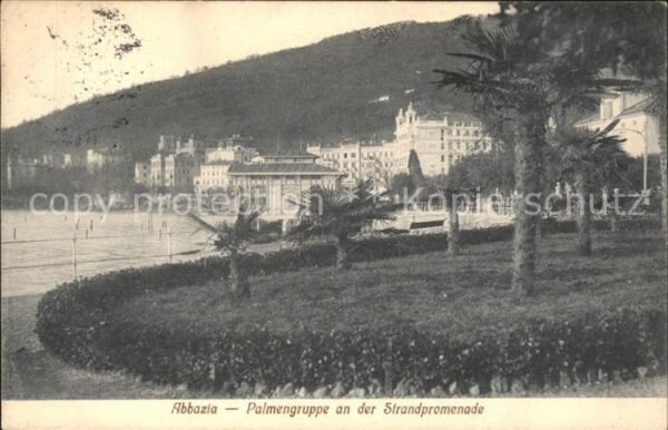 Opatija Abbazia Strandpromenade