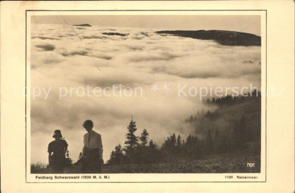 Feldberg Schwarzwald Nebelmeer