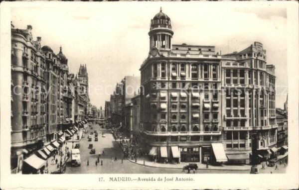 Madrid Spain Avenida de Josè Antonio