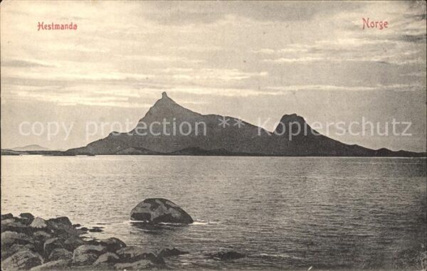 Norge Norwegen Hestmando
