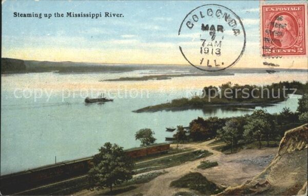 Mississippi State Steaming up the Mississippi River