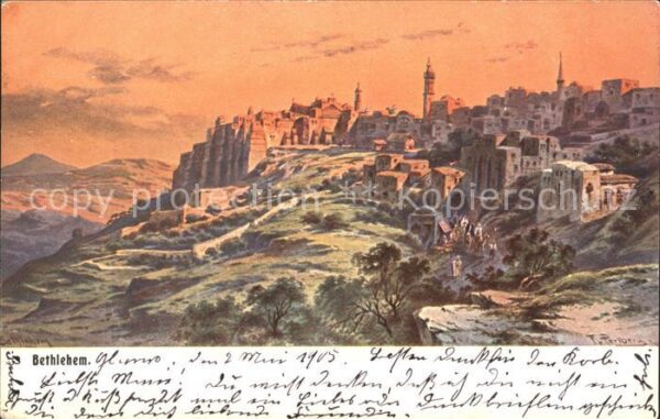 Bethlehem Yerushalayim Künstlerkarte