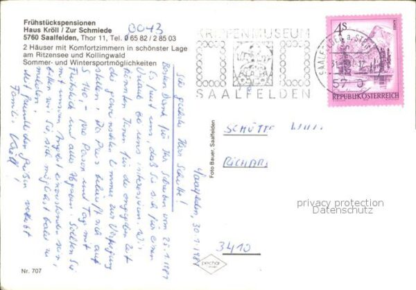 Saalfelden Steinerne Meer Pension Kröll – Bild 2