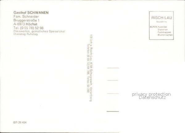 Hoechst Vorarlberg Gasthaus Schwanen – Bild 2