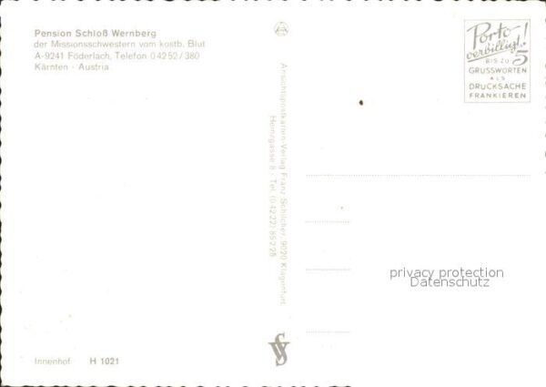 Foederlach Pension Schloss Wernberg – Bild 2
