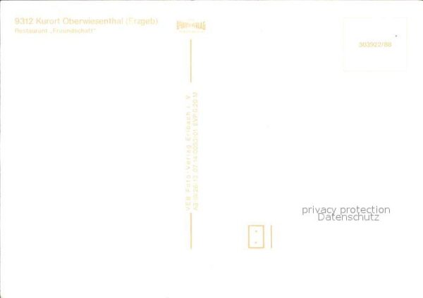 Fichtelberg Oberwiesenthal FDGB Erholungsheim  Restaurant – Bild 2