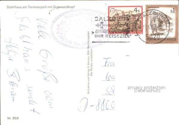 Salzburg Oesterreich Stahlhaus am Torrenerjoch – Bild 2