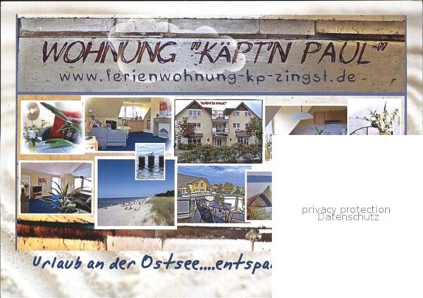 Zingst Ostseebad Wohnugn Käptn Paul Kuestrow Briefmarken – Bild 2