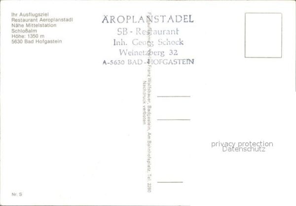 Bad Hofgastein Restaurant Aeroplanstadl – Bild 2