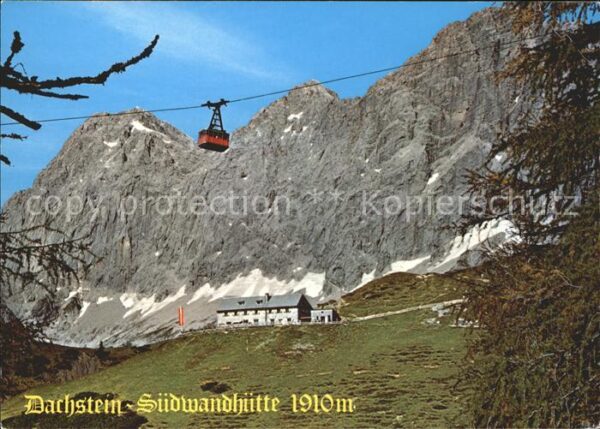 Ramsau Dachstein Steiermark Dachstein Südwandhütte Seilbahn