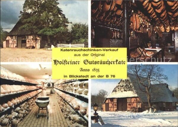 Blickstedt Holsteiner Gutsräucherkate Katenrauchsc