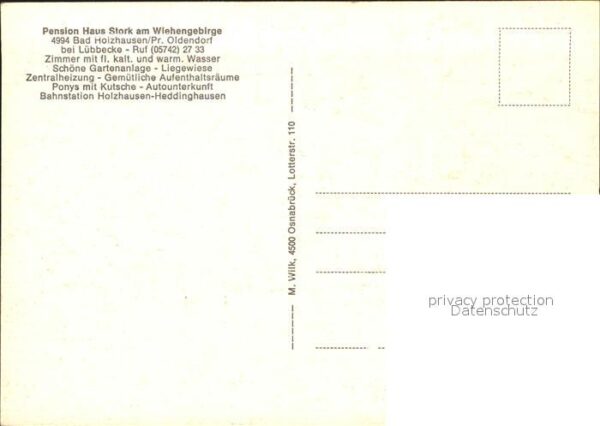 Bad Holzhausen Luebbecke Pension Stork – Bild 2