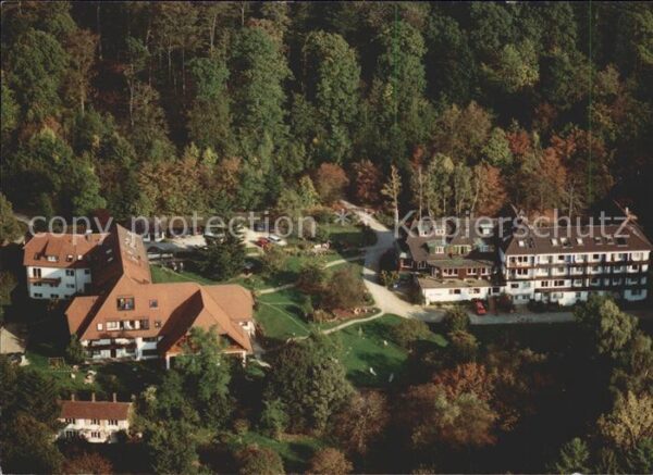 Badenweiler Fliegeraufnahme Sanatorium Sonneneck