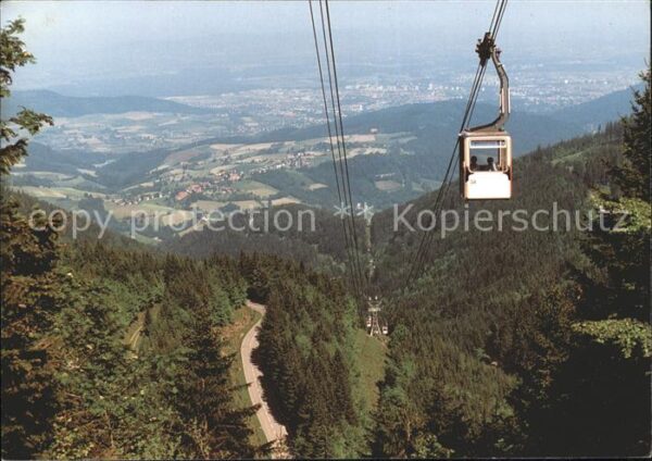 Schauinsland mit Horben und Freiburg