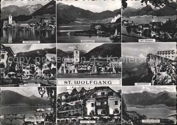 St Wolfgang Wolfgangsee Schafberg Weisses Rössl