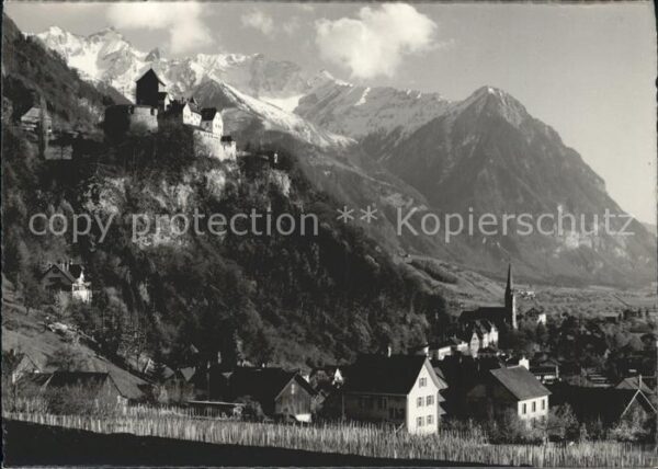 Vaduz Schloss Fürstentum Lichtenstein